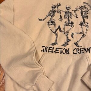 Skeleton Crew Kids Beige Hoodie